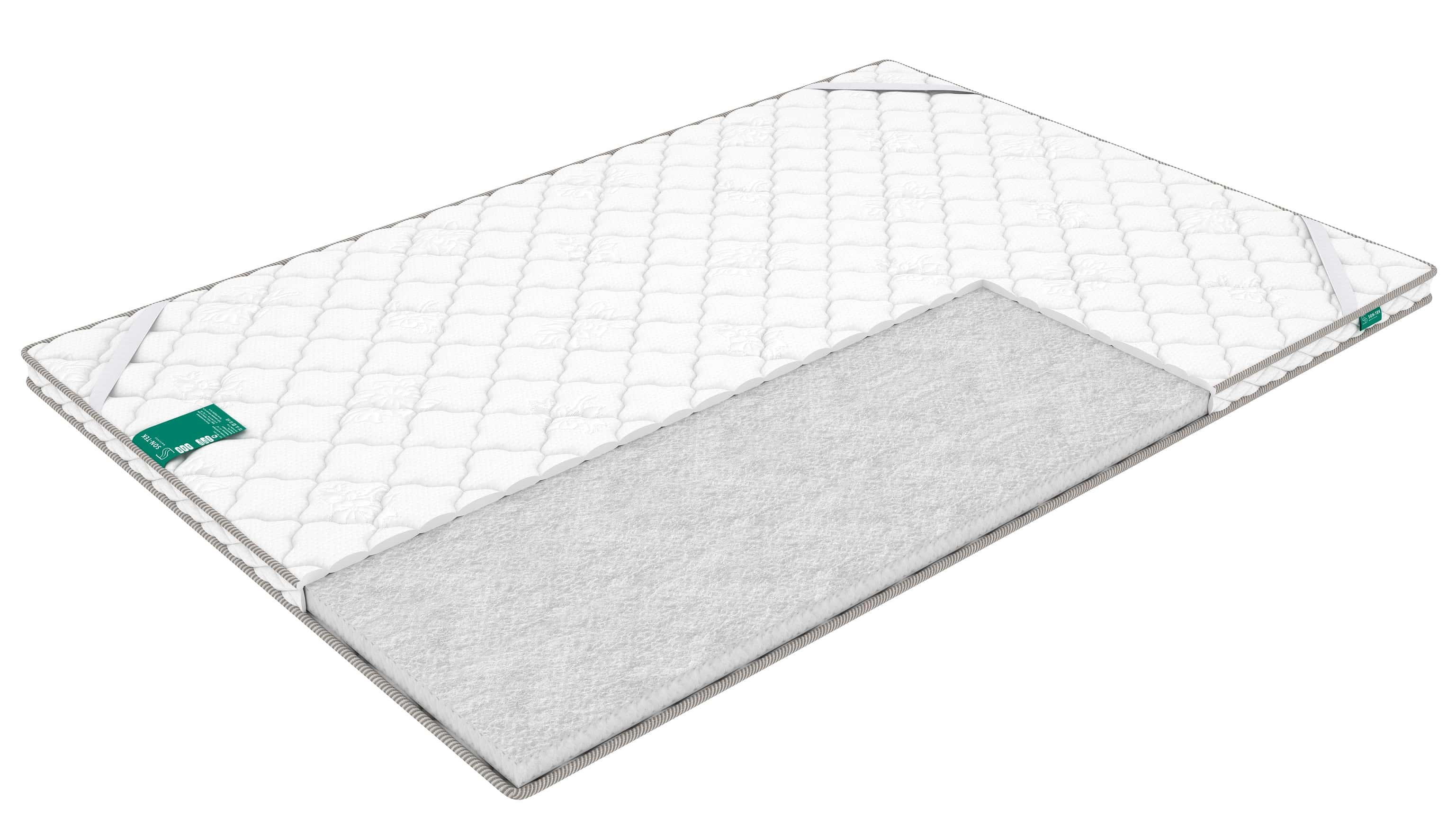 

Топпер-наматрасник на диван, на матрас Sleeptek Strutto 3/brdlux1482212 145х195, Белый, Strutto 3