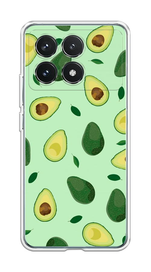 

Чехол на Xiaomi Redmi K70 Pro 5G/K70 5G "Blue avocado", Коричневый;зеленый, 320750-1