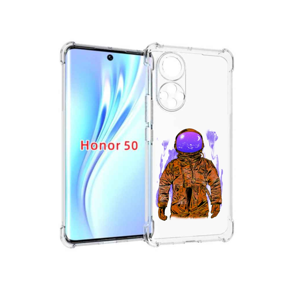 

Чехол бампер MyPads нарисованный мужчина в скафандре для Huawei, Прозрачный, Tocco