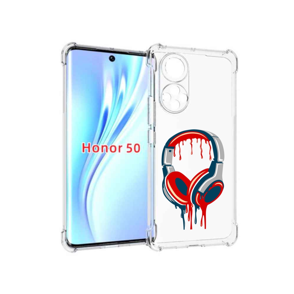 

Чехол бампер MyPads не делай громко для Honor 50., Прозрачный, Tocco
