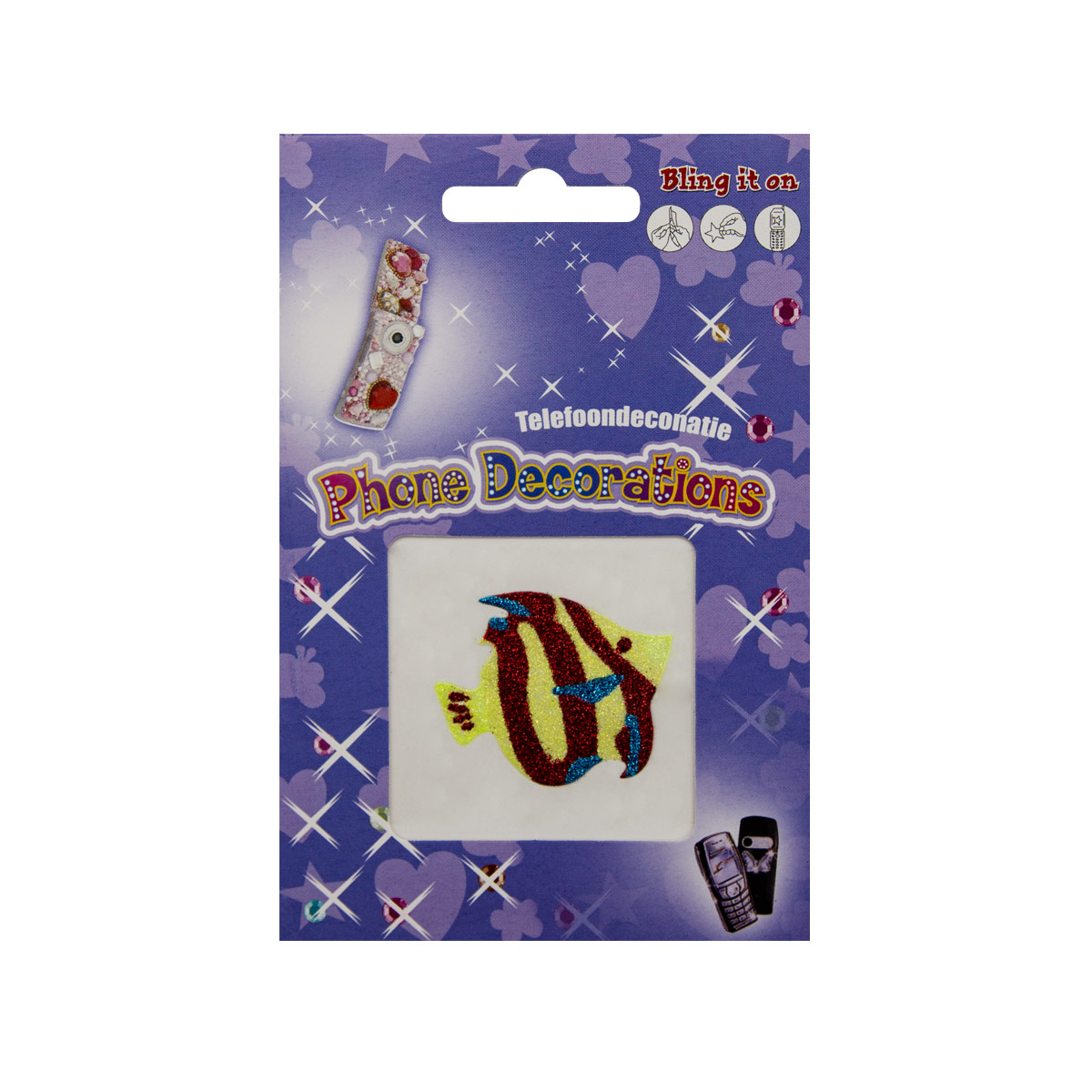 Декоративные наклейки АЙРИС с напылением (1008/7278), 1 шт