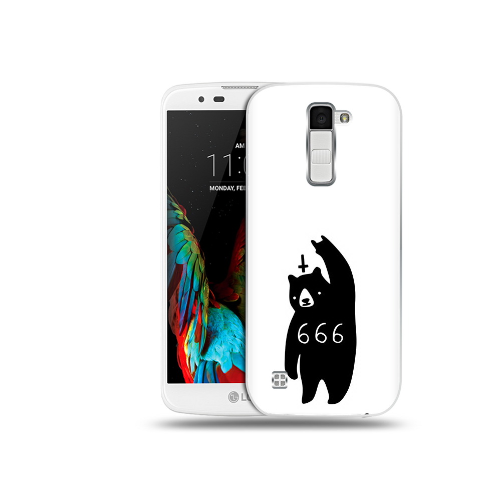 

Чехол MyPads Tocco для LG K10 медведь 666 (PT30014.80.462), Прозрачный, Tocco
