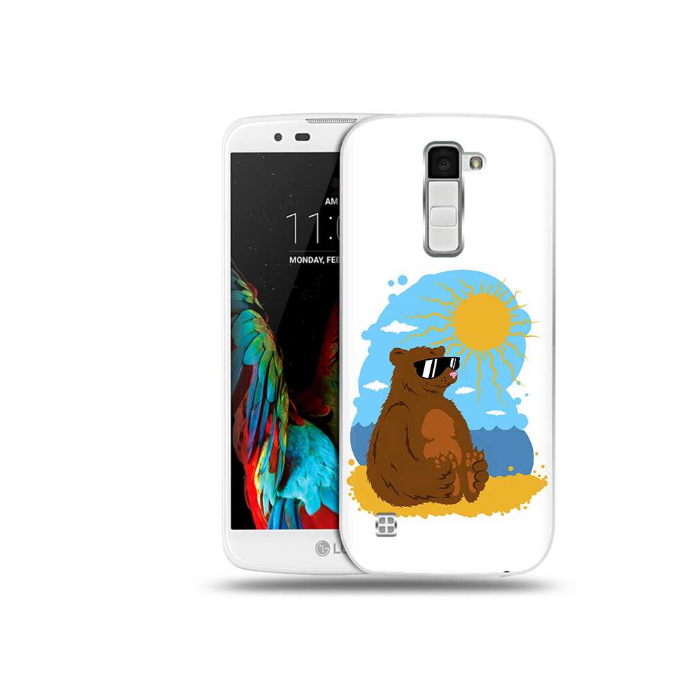 

Чехол MyPads Tocco для LG K10 медведь на чиле (PT30014.80.468), Прозрачный, Tocco