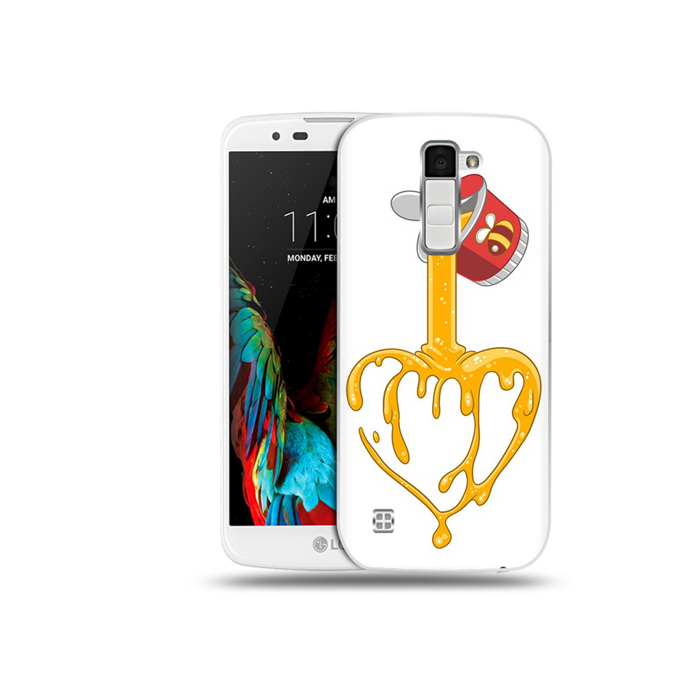 

Чехол MyPads Tocco для LG K10 медовое сердце (PT30014.80.471), Прозрачный, Tocco