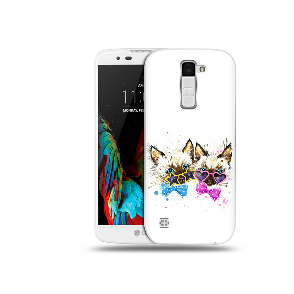 

Чехол MyPads Tocco для LG K10 милые котята (PT30014.80.474), Прозрачный, Tocco