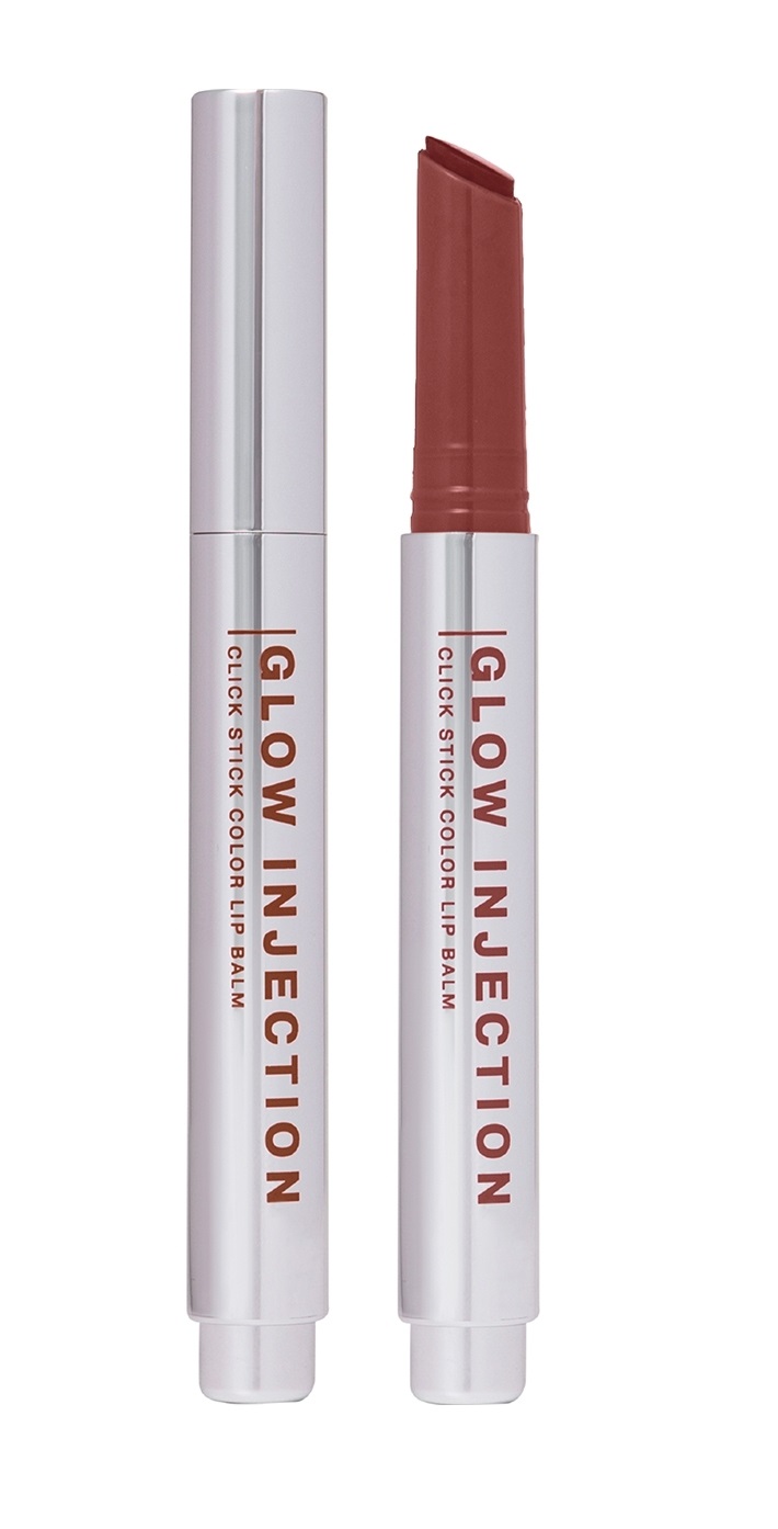 Помада Influence Beauty Glow Injection Click Stick Color Lip Balm 14 коричнево-розовый 2 г