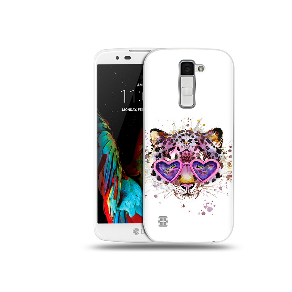 

Чехол MyPads Tocco для LG K10 модный леопард (PT30014.80.480), Прозрачный, Tocco