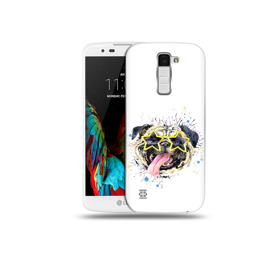 

Чехол MyPads Tocco для LG K10 мопс боксер (PT30014.80.482), Прозрачный, Tocco