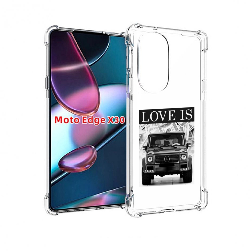 

Чехол MyPads гелик для Motorola Moto Edge X30, Прозрачный, Tocco
