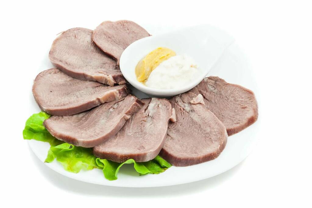 

Язык говяжий вареный