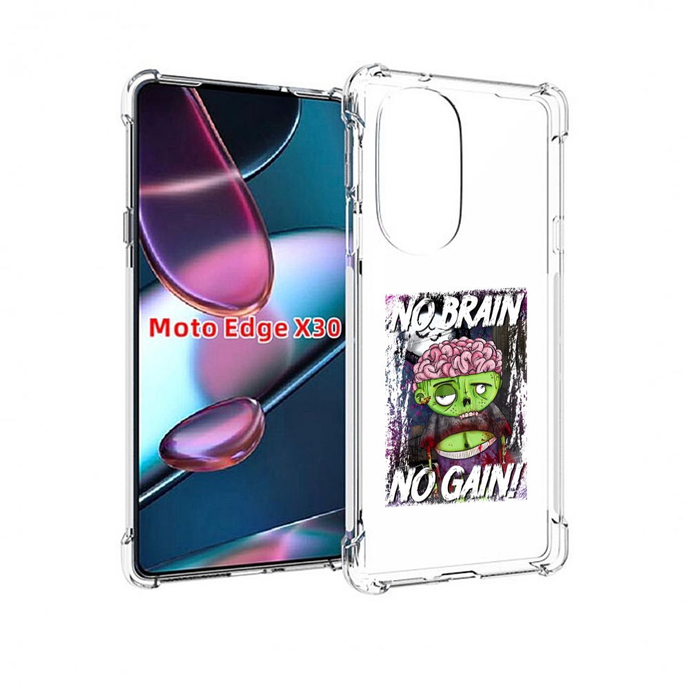 

Чехол MyPads глупый зомби для Motorola Moto Edge X30, Прозрачный, Tocco