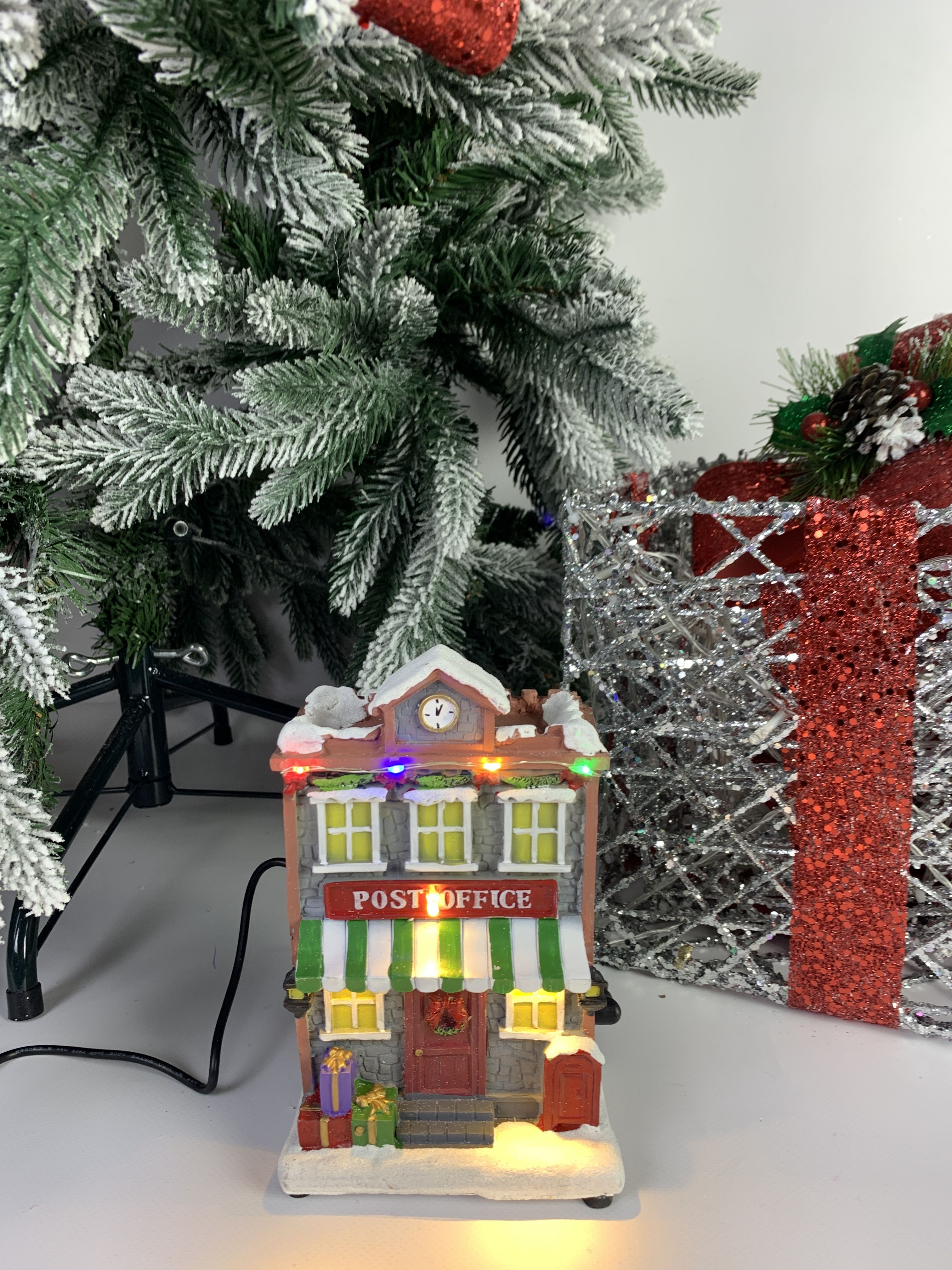 

Новогодняя композиция Merry Christmas Post Office музыкальная USB 3хАА 18х8х11 см