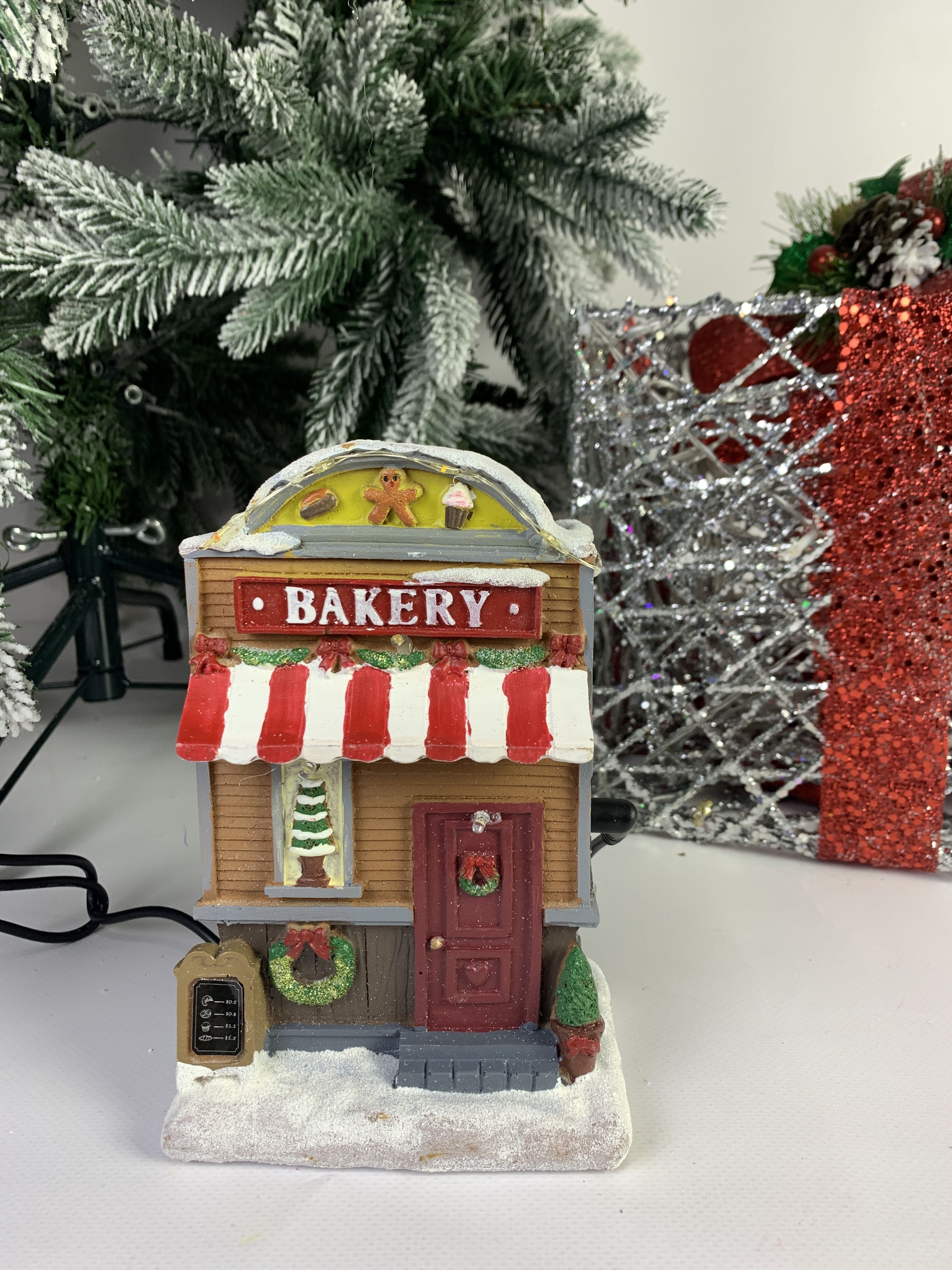 

Новогодняя композиция Merry Christmas Bakery музыкальная USB 3хАА 18х8х11см