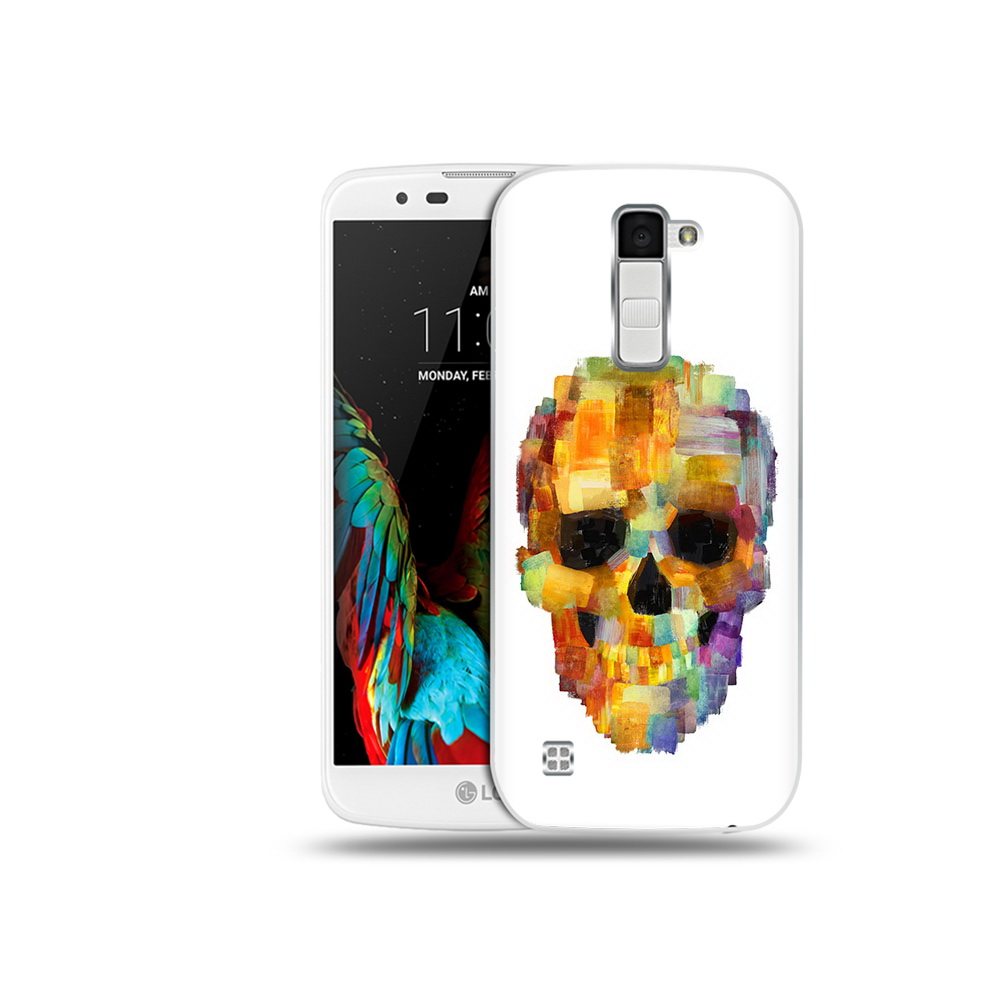 

Чехол MyPads Tocco для LG K10 нарисованный череп (PT30014.80.516), Прозрачный, Tocco