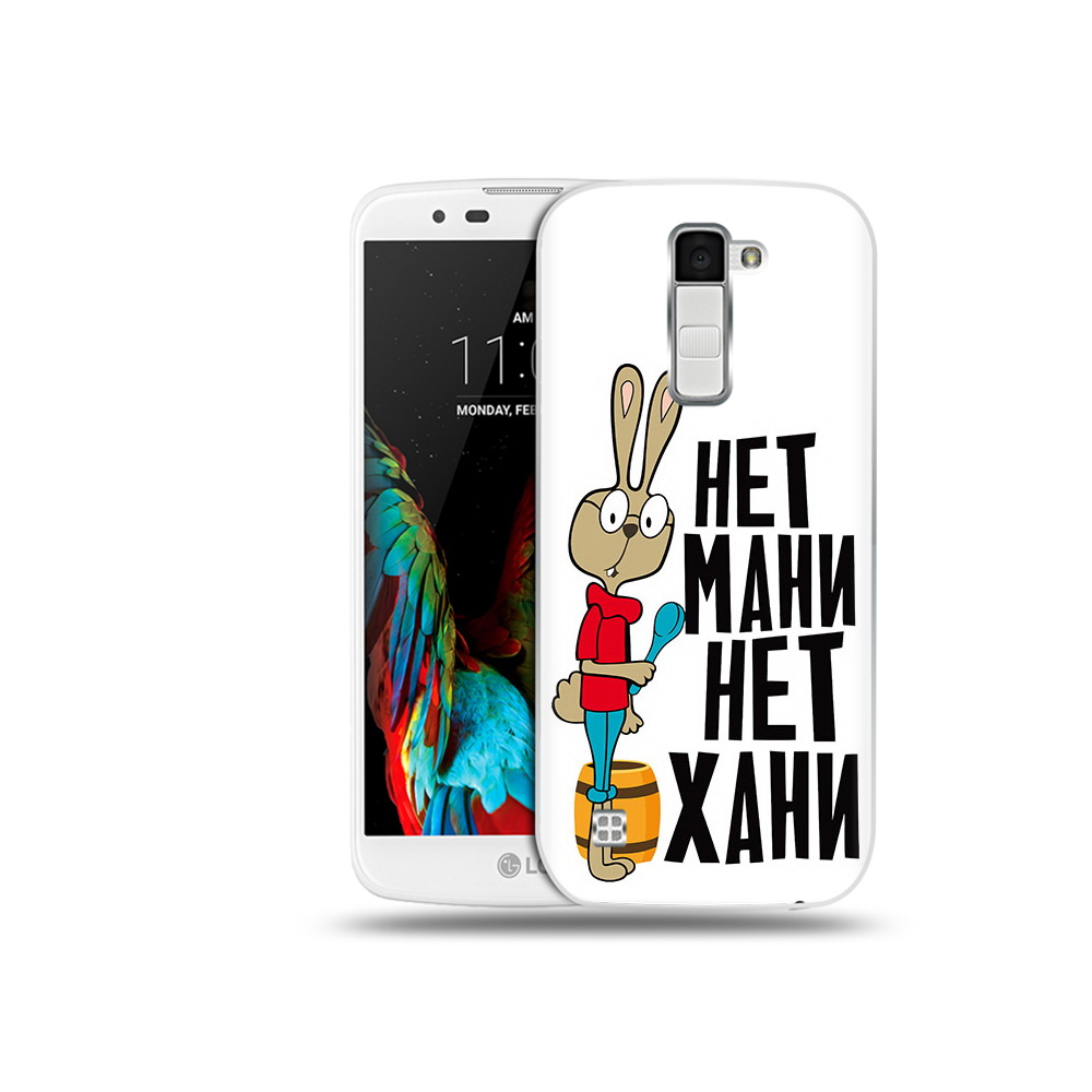 

Чехол MyPads Tocco для LG K10 нет мани нет хани (PT30014.80.521), Прозрачный, Tocco