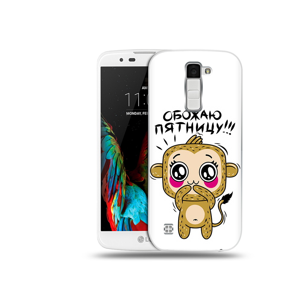 

Чехол MyPads Tocco для LG K10 обожаю пятницу (PT30014.80.525), Прозрачный, Tocco