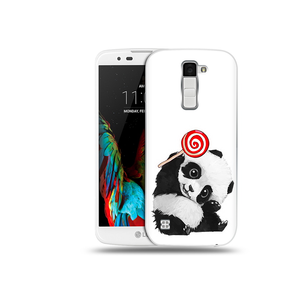 

Чехол MyPads Tocco для LG K10 панда с леденцом (PT30014.80.534), Прозрачный, Tocco