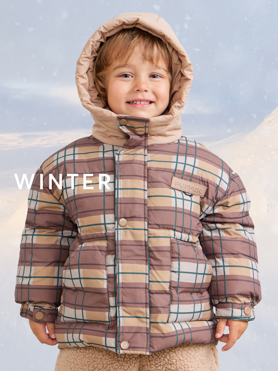 Пуховик детский Happy Baby 89080, cell, 104 пуховик женский mountain hardwear ghost whisperer 2™ jacket коричневый