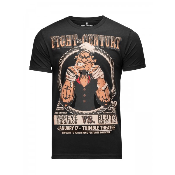 фото Футболка мужская popeye fight of the century black athletic pro. черная xl