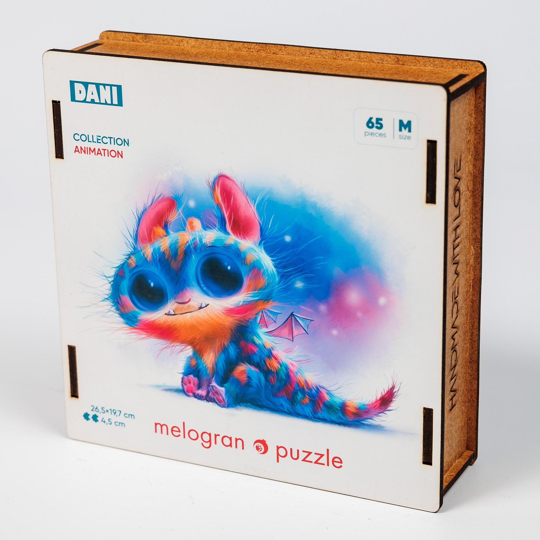 

Деревянный пазл Melograno Puzzle Дэни 65 дет