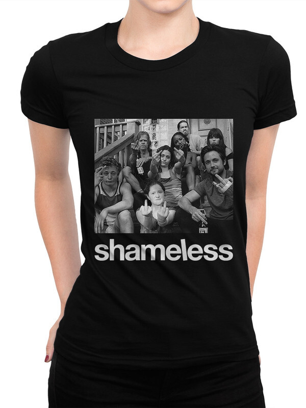 

Футболка женская Dream Shirts Бесстыжие - Shameless черная 3XL, Бесстыжие - Shameless