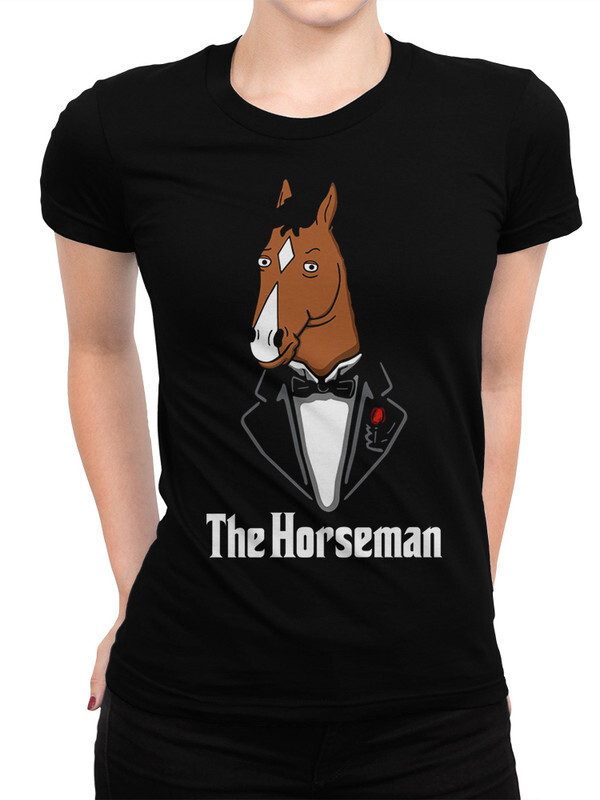 

Футболка женская Dream Shirts Конь БоДжек - BoJack Horseman черная 2XL, Конь БоДжек - BoJack Horseman