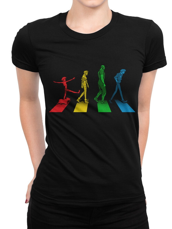 

Футболка женская Dream Shirts Ковбой Бибоп - Cowboy Bebop черная 2XL, Ковбой Бибоп - Cowboy Bebop