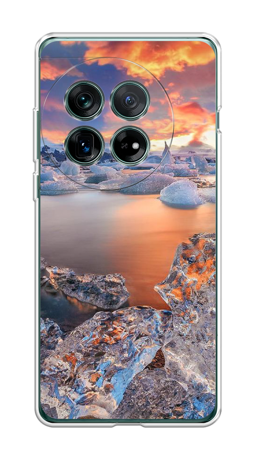 

Чехол на OnePlus 12 "Ледники", Синий;оранжевый, 154450-1
