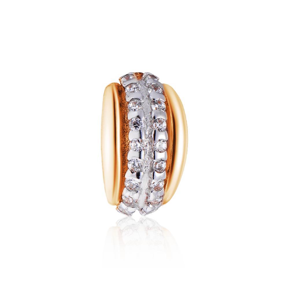 Бегунок из красного золота ЮВЕЛИР КАРАТ 1138350, фианит