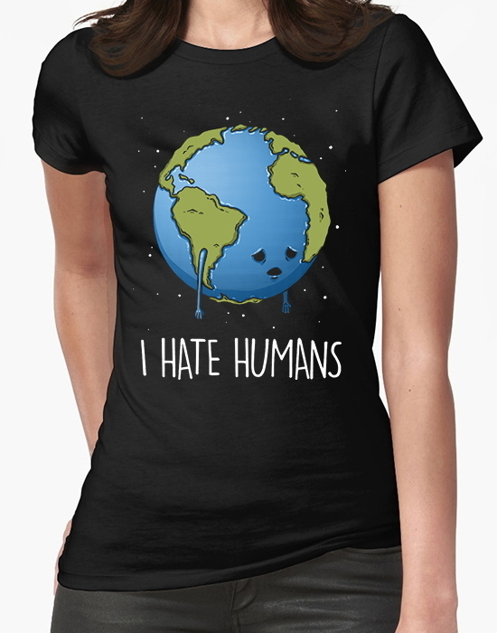 

Футболка женская Dream Shirts I Hate People - Я Ненавижу Людей черная M, I Hate People - Я Ненавижу Людей