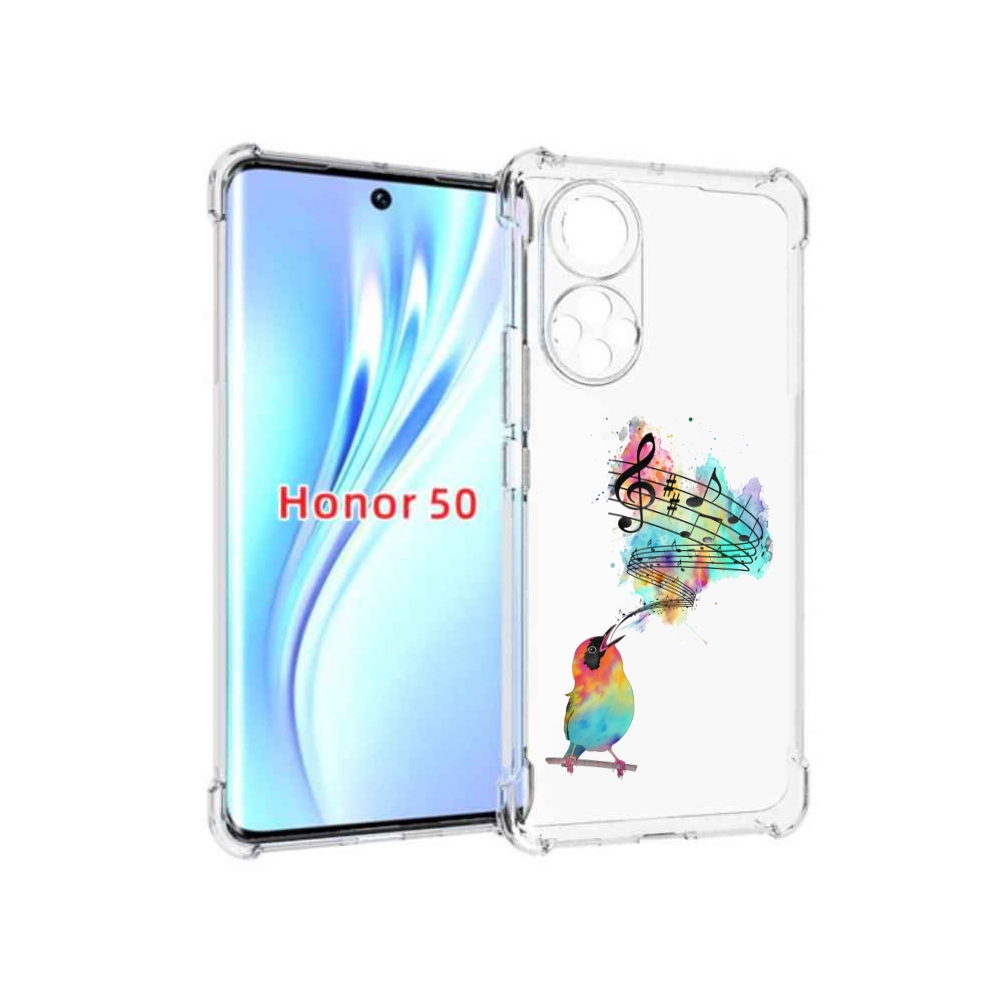 

Чехол бампер MyPads певчая птичка для Honor 50., Прозрачный, Tocco