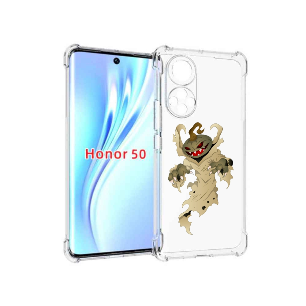 

Чехол бампер MyPads призрак хэллоуина для Honor 50., Прозрачный, Tocco