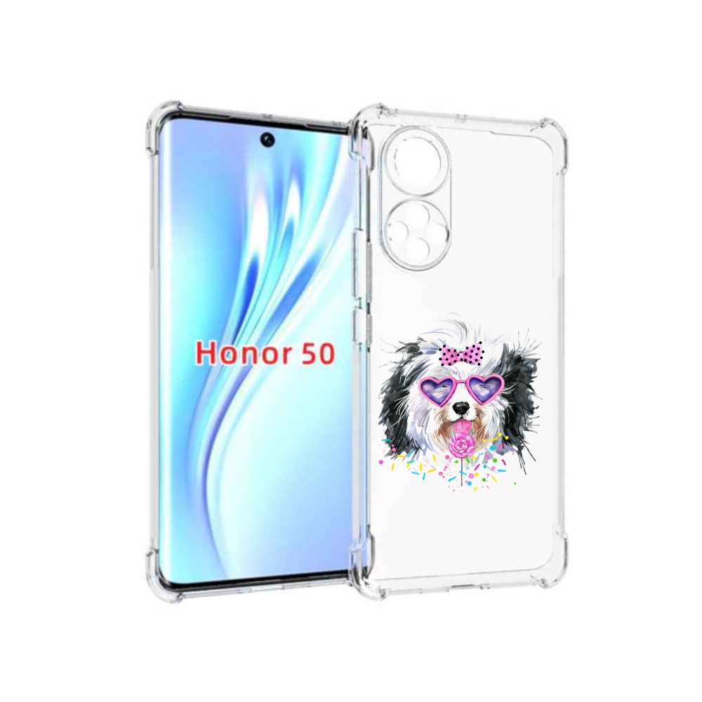 

Чехол бампер MyPads пушистик для Honor 50., Прозрачный, Tocco