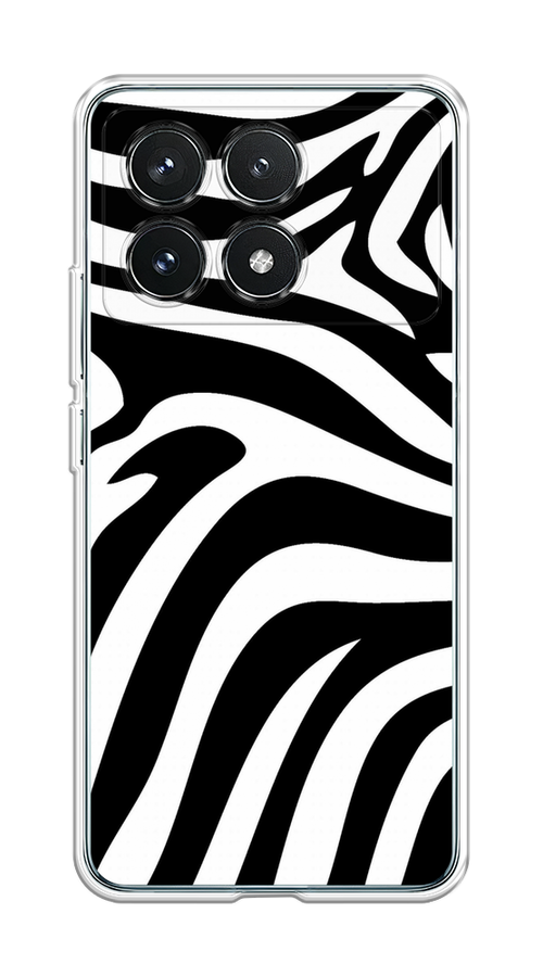 

Чехол на Xiaomi Redmi K70 Pro 5G/K70 5G "Полоски зебры", Черный;белый;бежевый, 320750-1