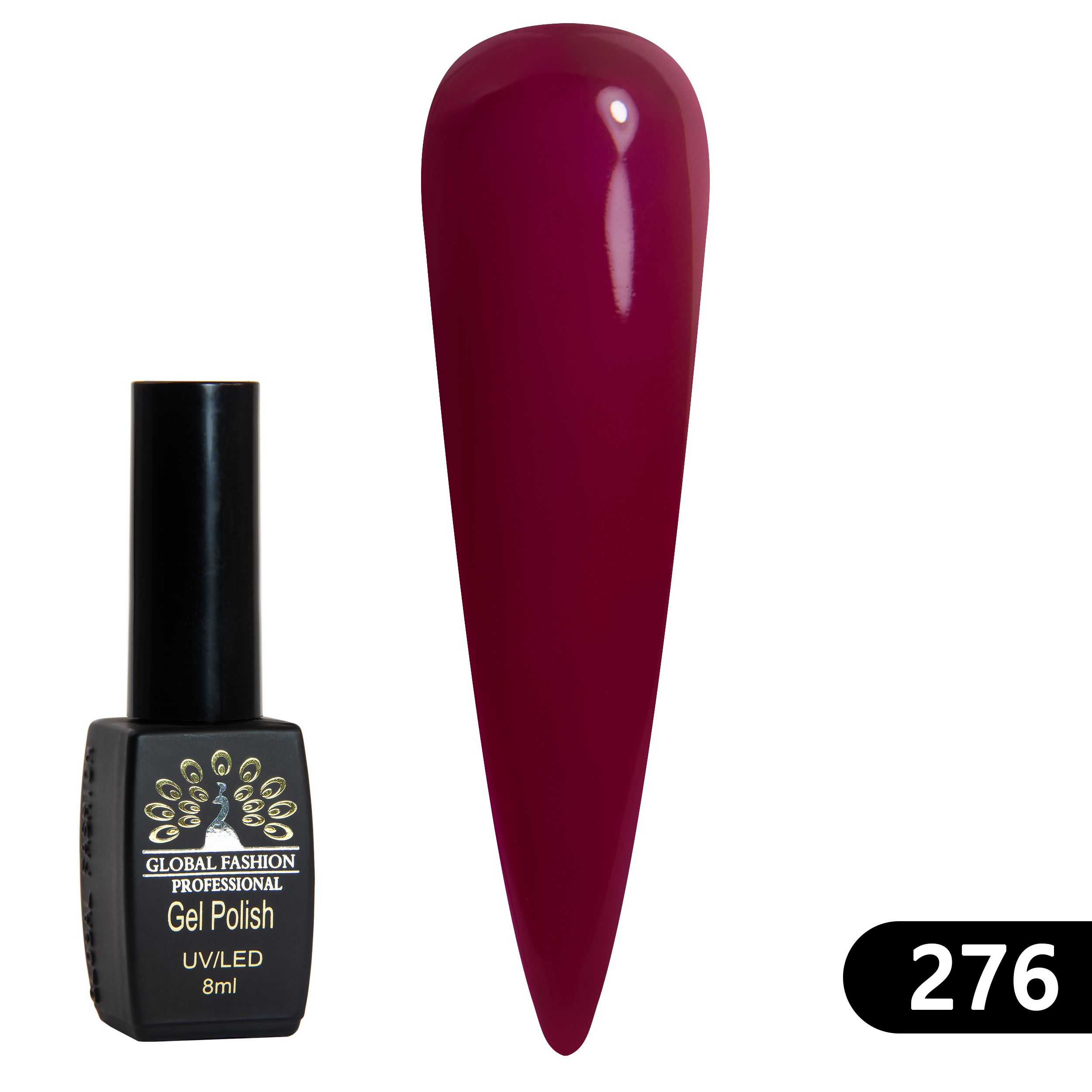 фото Гель-лак black elite 276 global fashion 8 мл