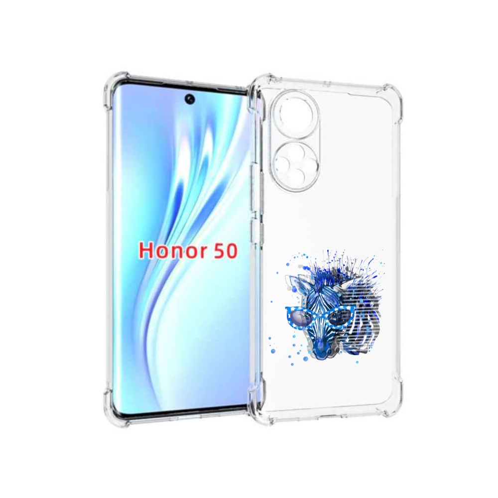 

Чехол бампер MyPads расплывчатая зебра для Honor 50., Прозрачный, Tocco
