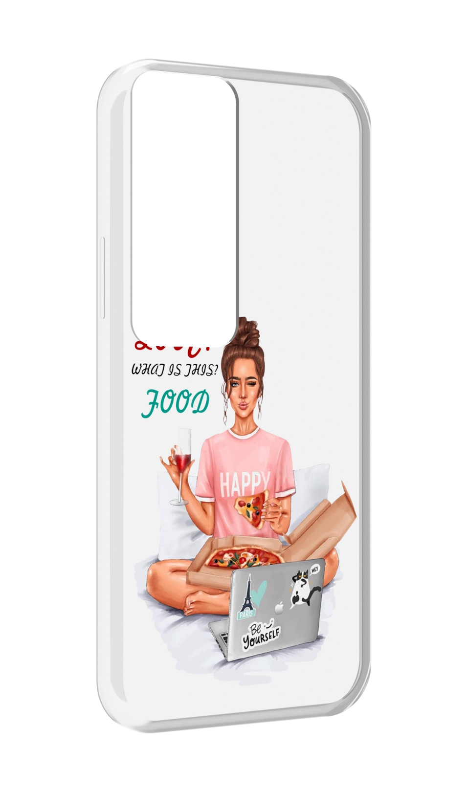

Чехол MyPads девушка-с-ноутбуком женский для Tecno Pova Neo 2, Прозрачный, Tocco