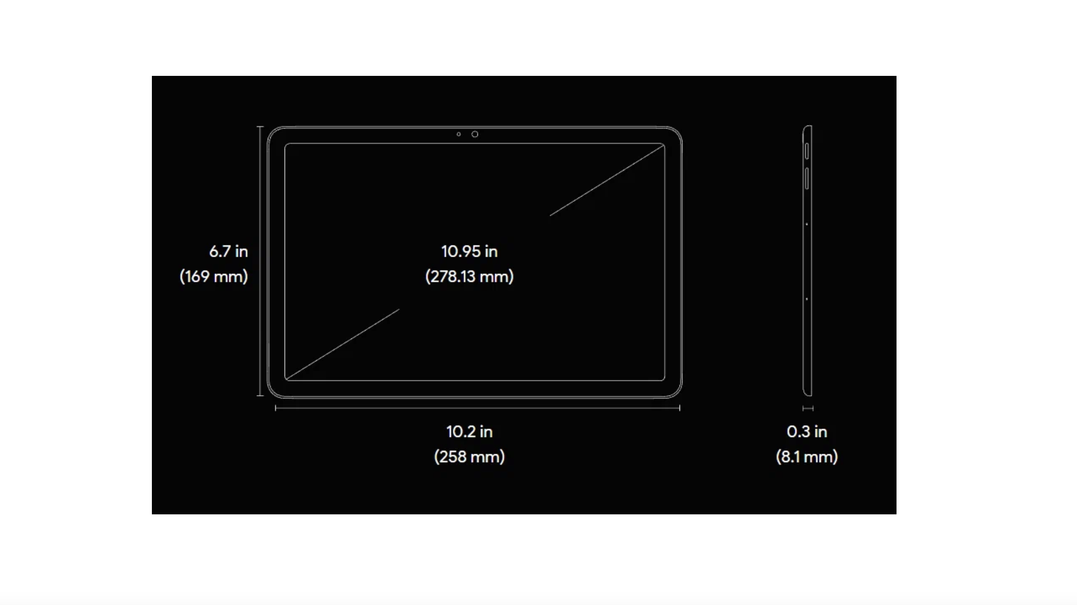 Планшет Google Pixel Tablet 10.9