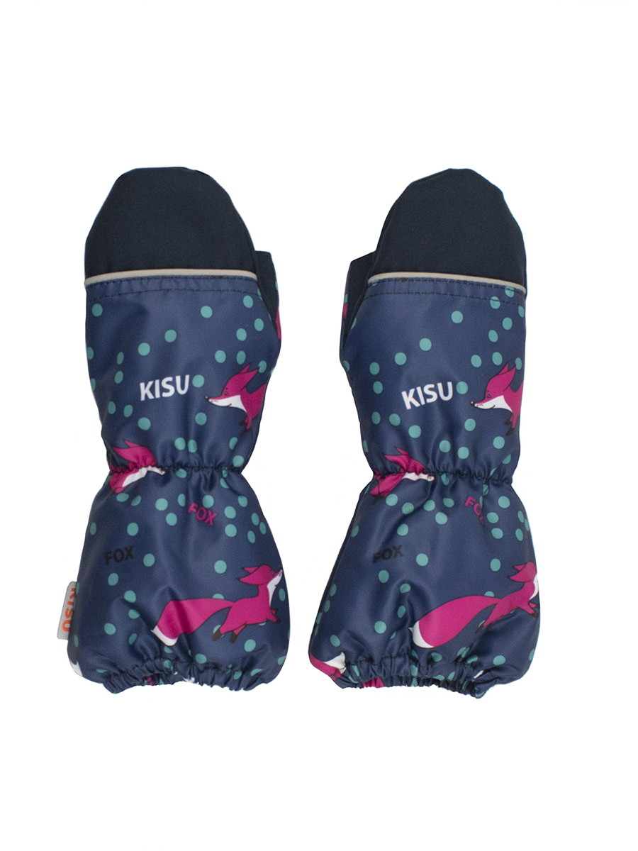 

Варежки детские Kisu W22-35601P, синий;розовый, 1, W22-35601P