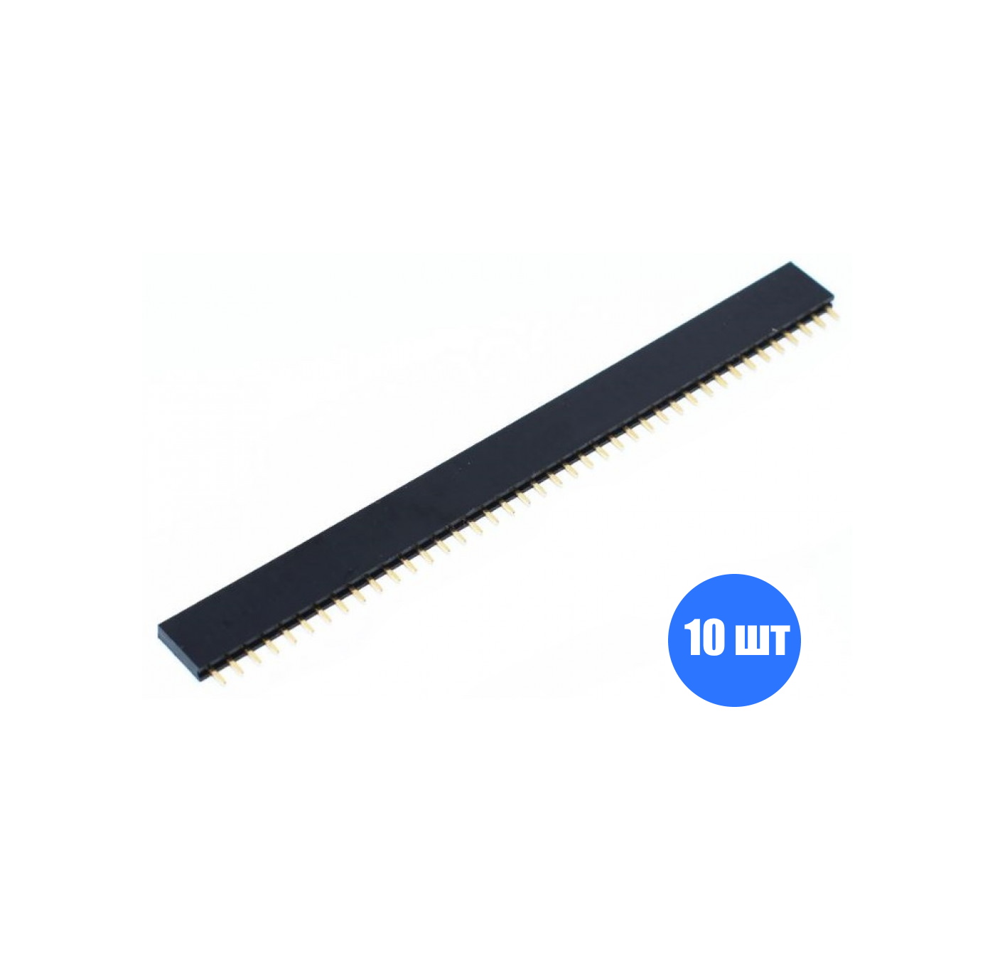 

Гребенка 2.54мм 40pin (female header pin) 10шт