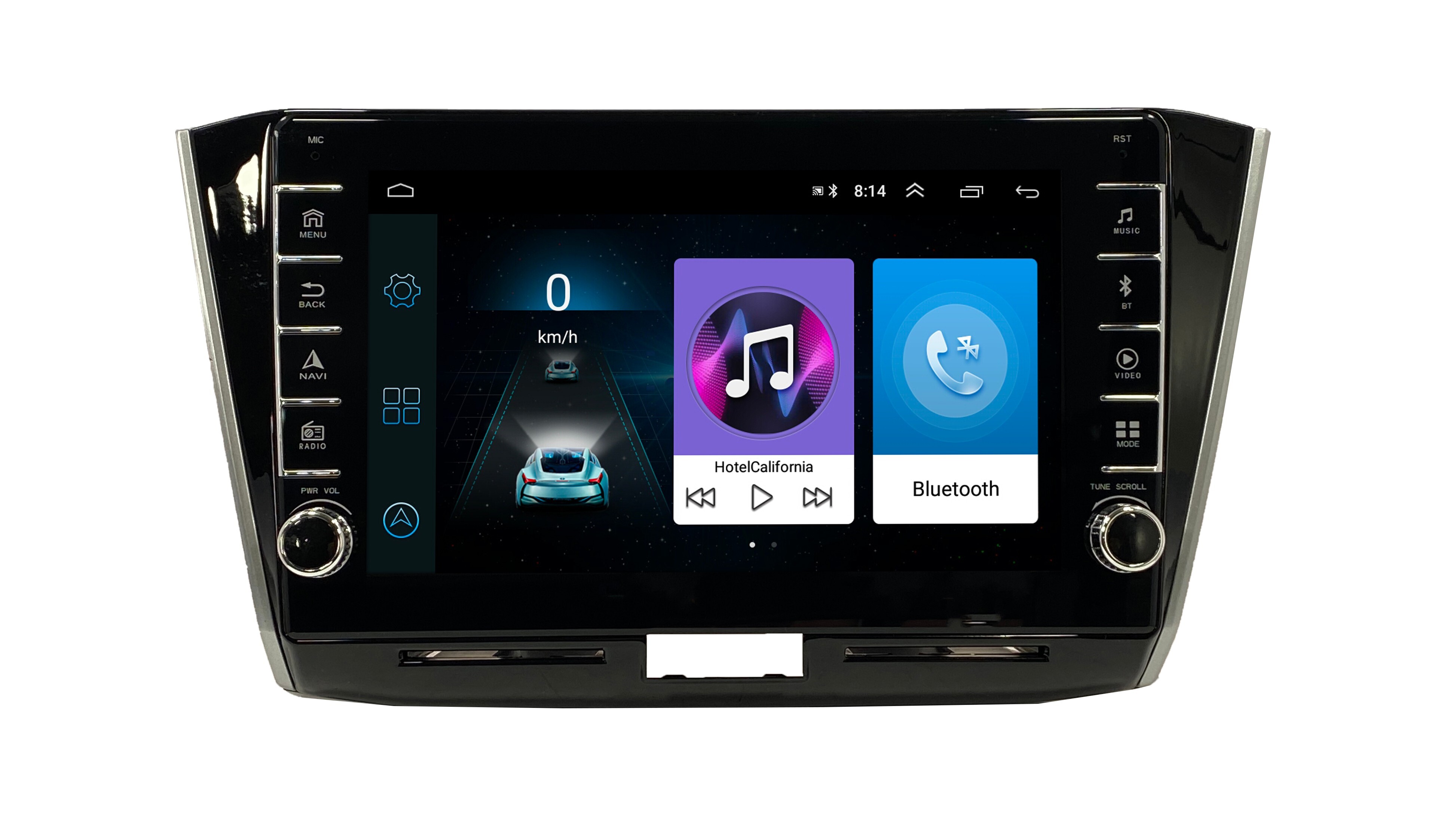 Автомагнитола ANDROID Volksvagen Passat B8 2014-2020, Android 12, 2/16GB, с крутилками / М