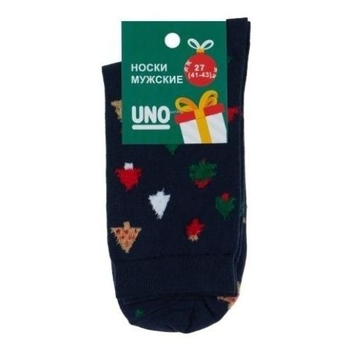 

Носки мужские Uno Aron синие 27, Синий, Aron