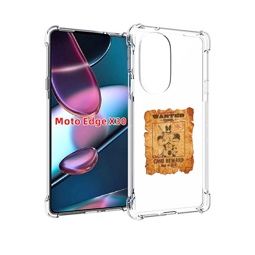 

Чехол MyPads дедпул для Motorola Moto Edge X30, Прозрачный, Tocco