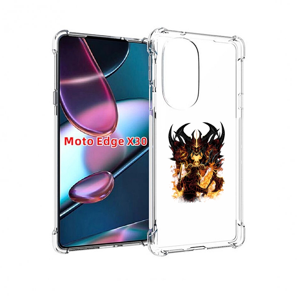 

Чехол MyPads демон shadow fiend для Motorola Moto Edge X30, Прозрачный, Tocco