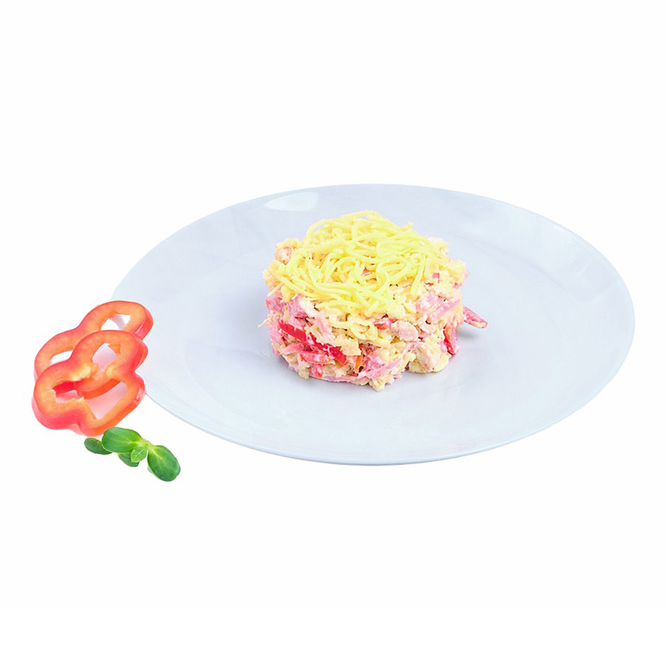 

Салат Болгарский с курицей +-200 г