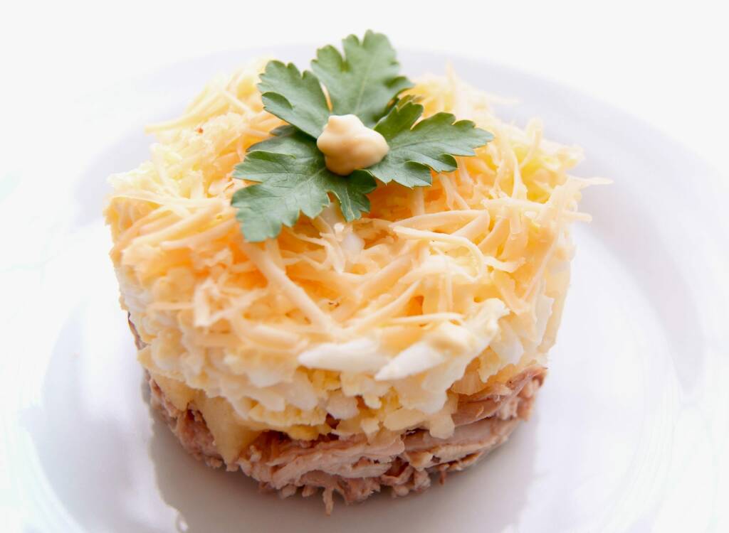 

Салат с курицей и яйцом 260 г