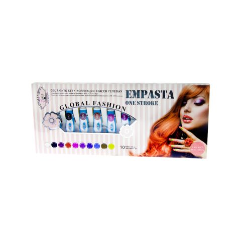 

Набор Global Fashion гелевых красок Global Empasta 10 шт.