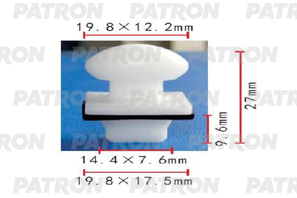 

Клипса Автомобильная PATRON P371792