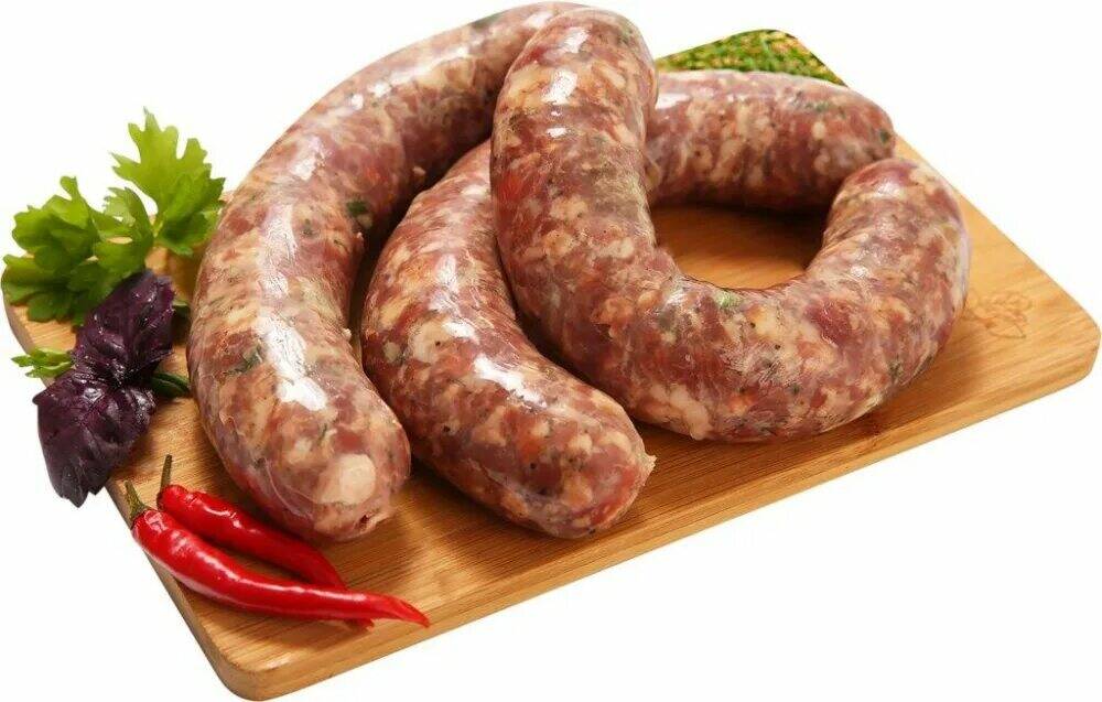 

Колбаски свино-говяжьи для гриля охлажденные