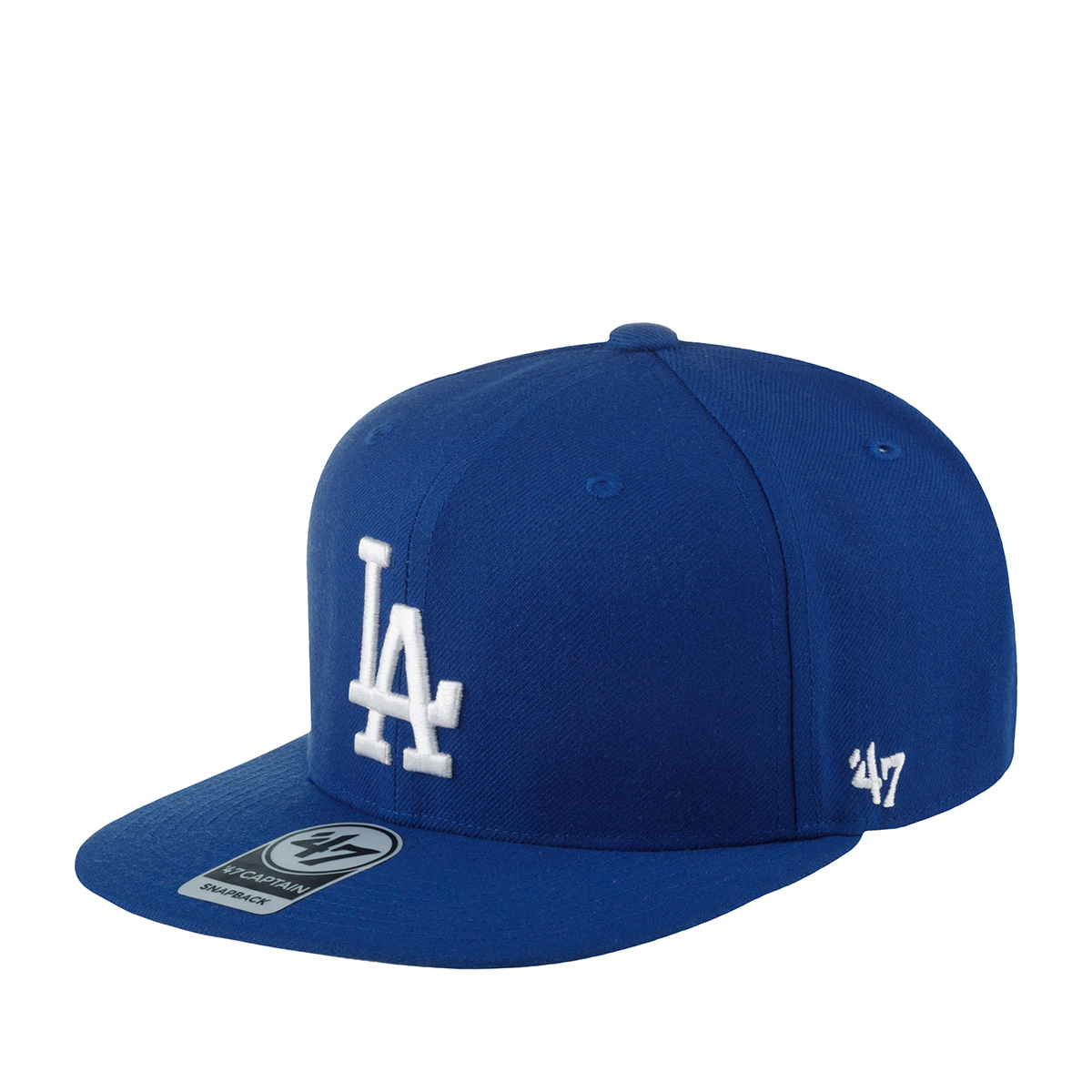 Бейсболка унисекс 47 BRAND B-NSHOT12WBP-RYD Los Angeles Dodgers MLB синяя, one size